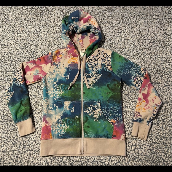 The North Face Tops - Women’s The North Face Color Splash Full Zip Hoodie SZ Small